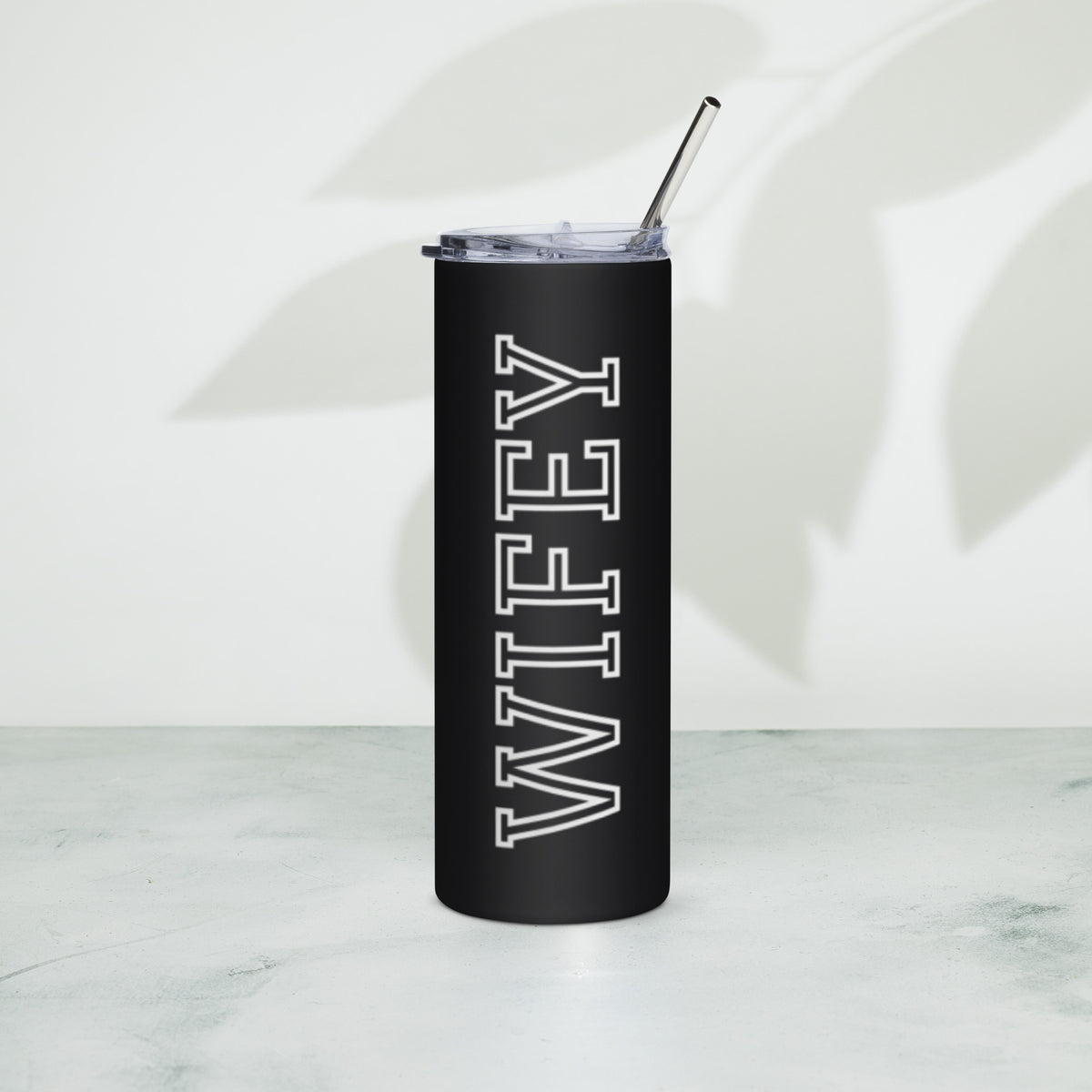 Wifey Stainless Steel Tumbler - Black