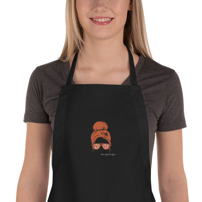 Wife Life Embroidered Apron