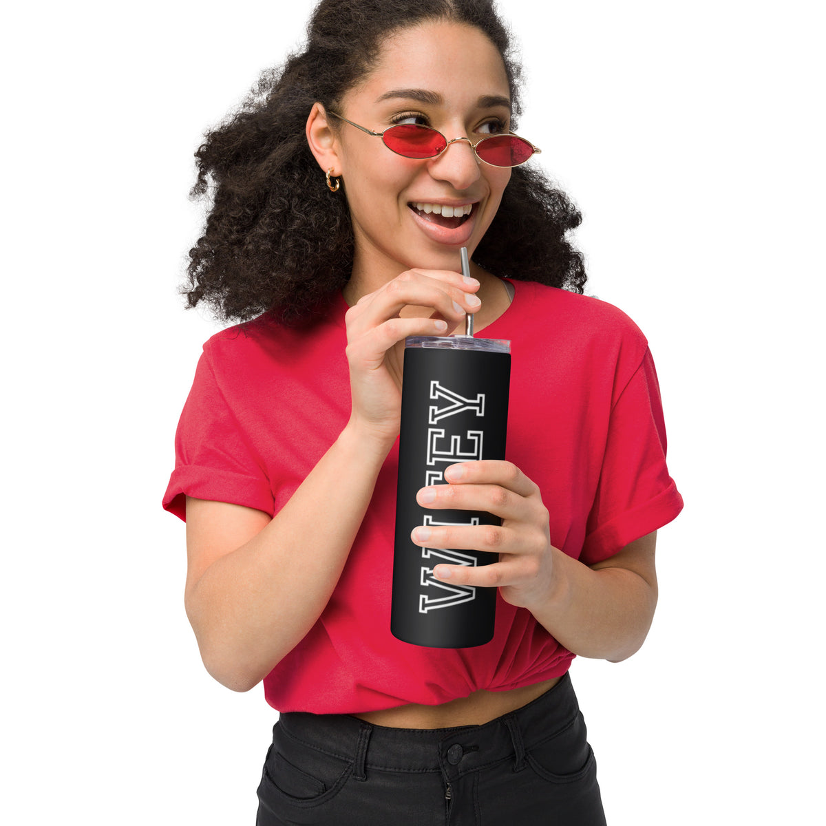 Wifey Stainless Steel Tumbler - Black
