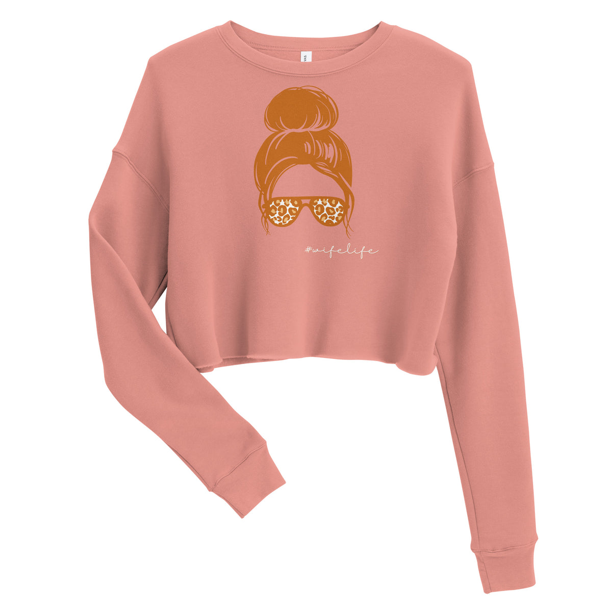 Wife Life Crop Sweatshirt